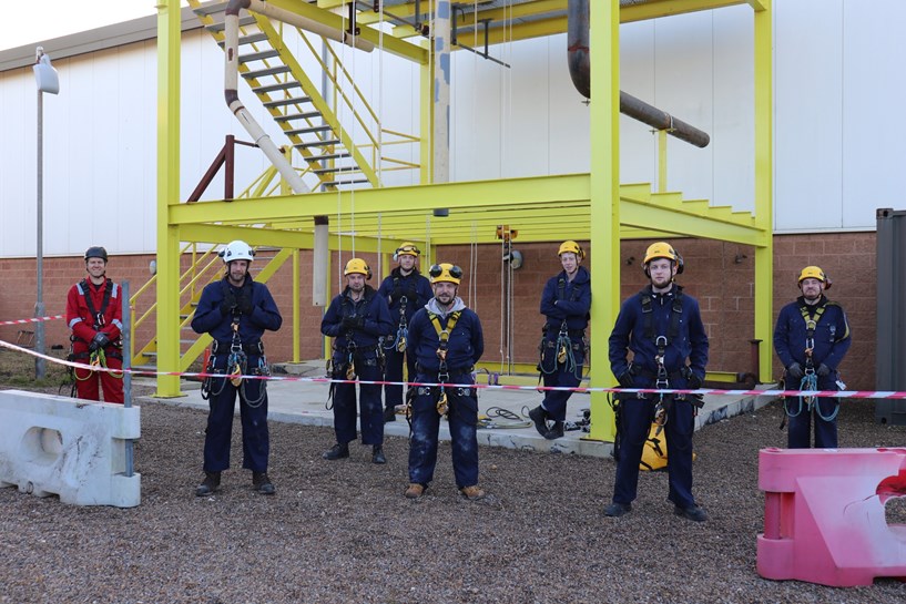 Rope Access Students Redcar 1A