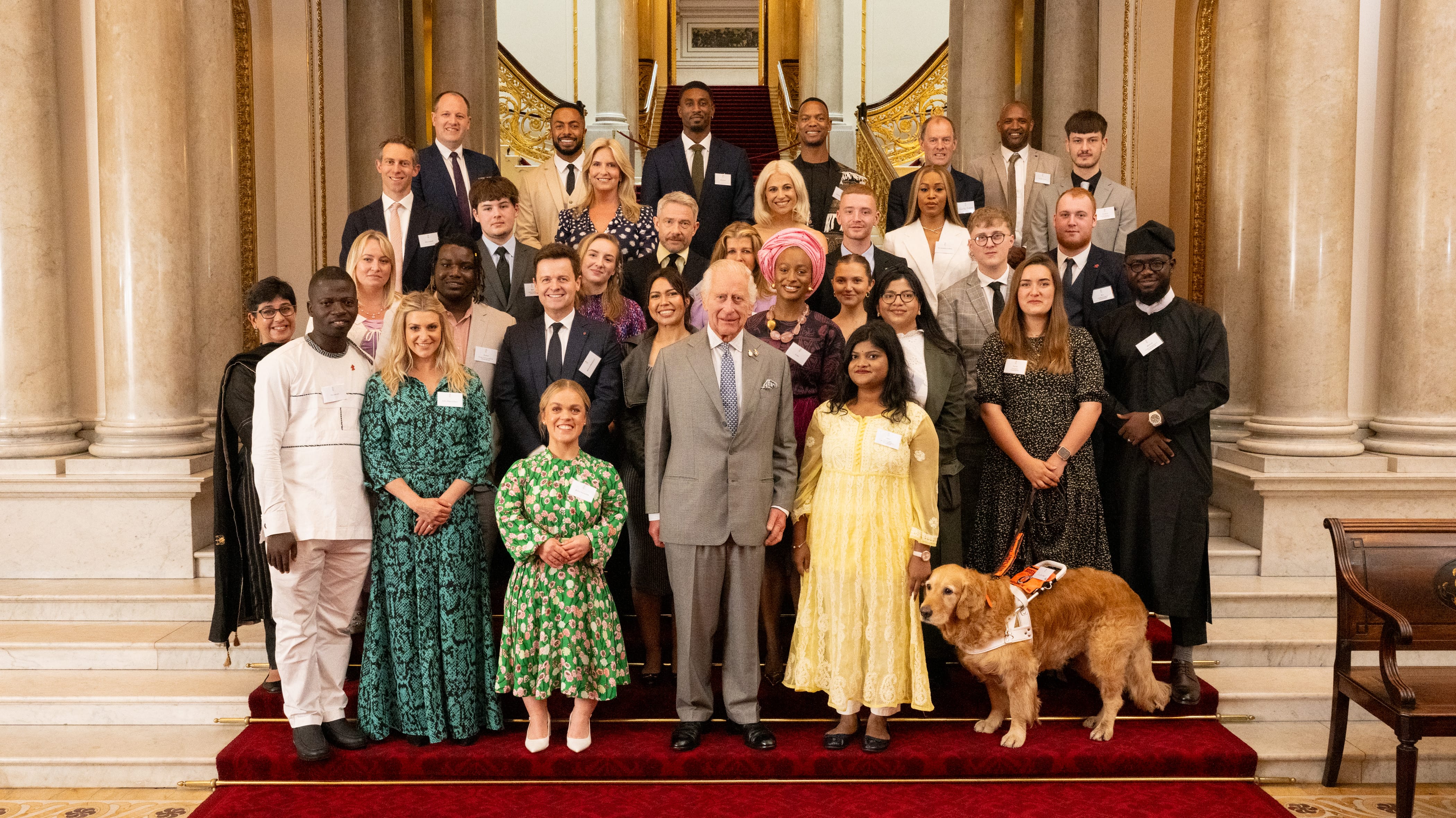 HM The King With Prince's Trust Award Winners